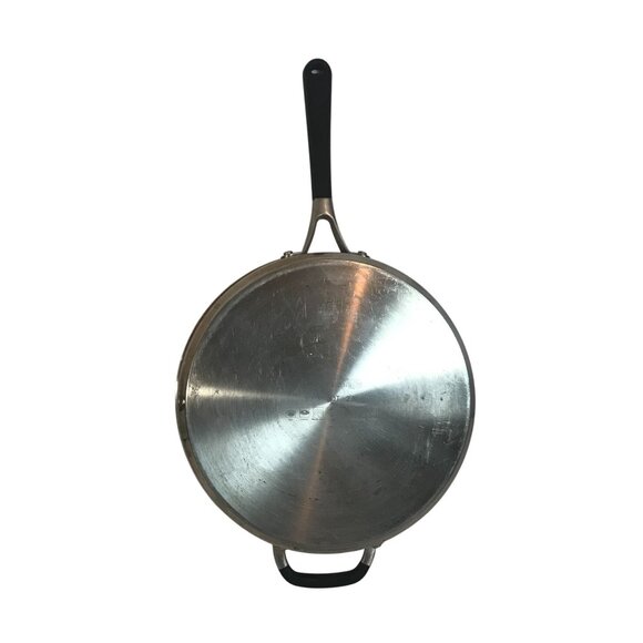 Cooking with Calphalon 3 Qt. 10" Stainless Steel Sauté Pan / Skillet with Lid - Picture 2 of 7